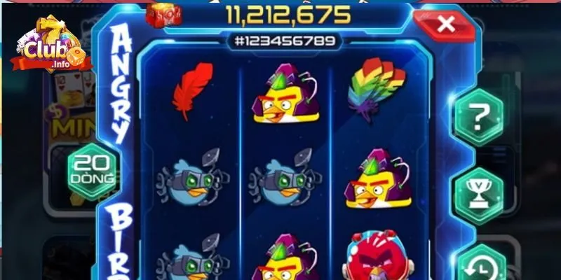 Giới thiệu chung về tựa game Angry Birds Slots tại 7Club