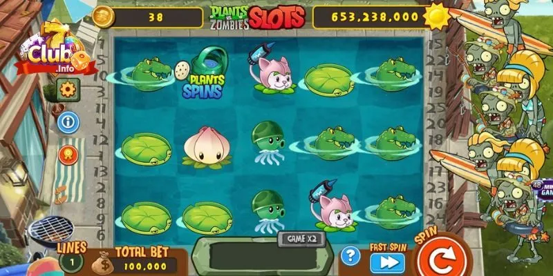 Hướng Dẫn Chơi Game Plants Vs Zombies Slots- Tuyệt Chiêu Chiến Thắng Nhanh Nhất